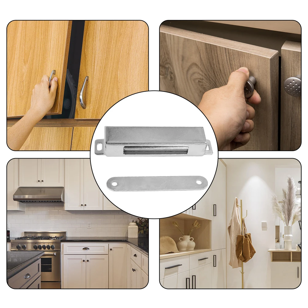 Cabinet Magnetic Catch Cabinet Magnetic Reliable Magnetic Catch for Cabinets and Sliding Doors 40KG Pull Force