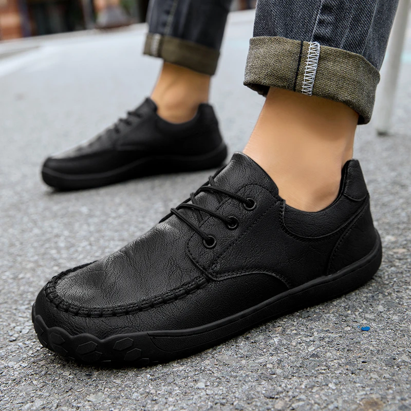 

Men's Wide Fit Breathable Casual Shoes Slip-Resistant Flat Sole Sneakers for Daily Walking and Comfortable Wide Width Shoes