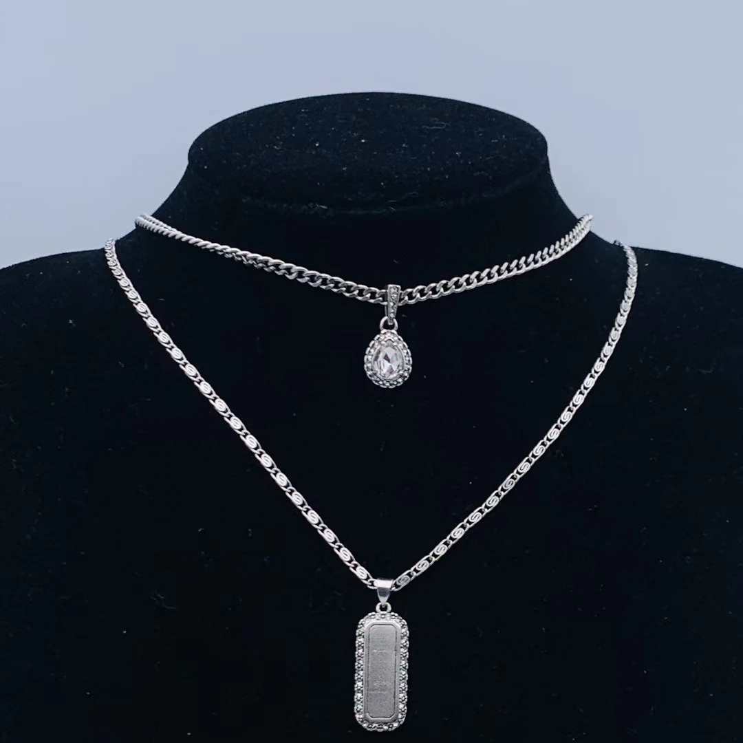 

Ожерелье с головой призрака и черепом, латунный материал, дух, змея, орел, ловушка, преувеличенное длинное ожерелье в стиле ретро