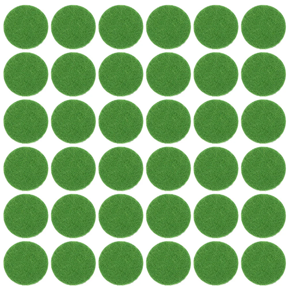 50 Pcs Aromatherapy Essential Oil Cotton Pads Humidifier Diffuser Supplies Necklace Fan Household Pendant Locket Mini