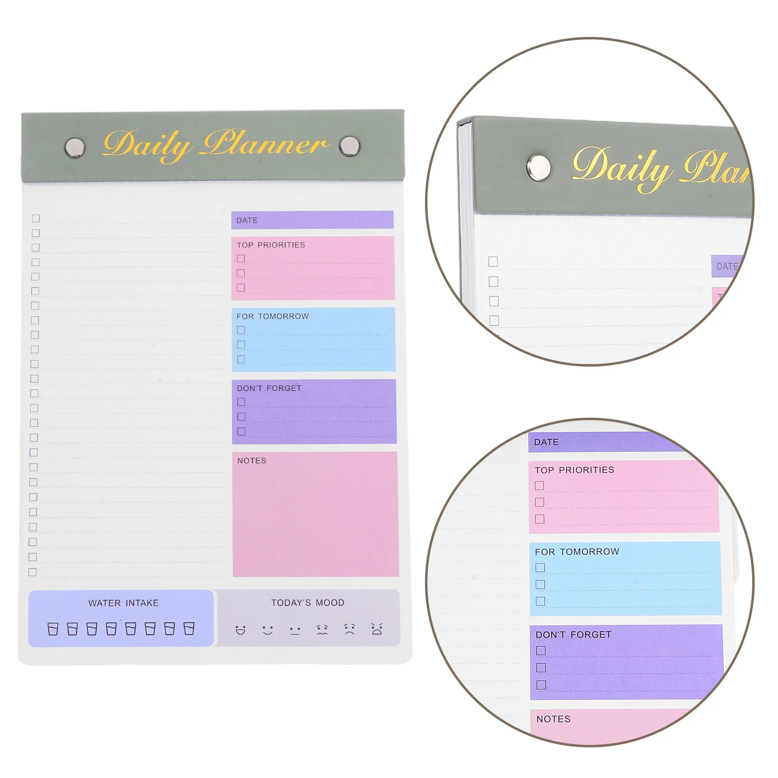 

Tear Off Daily Schedule Planner Notepad Large Capacity Writing Pads For Work Study Office Habit Tracker Journal Notebook