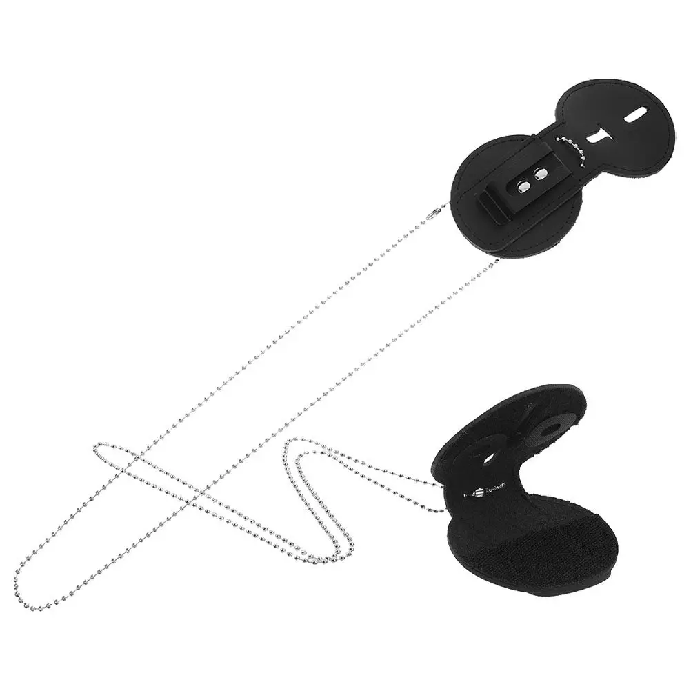 2Pcs Modern PU Badge Holder with Strong Clip for Belts Id Cards Driver License Credit Cards Versatile Secure Protection