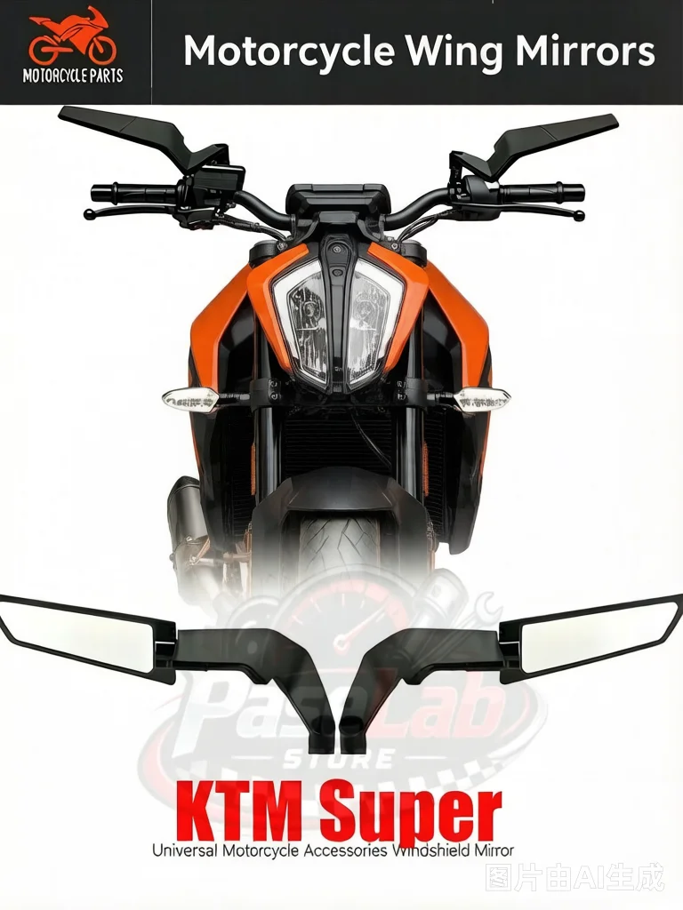 Motorrad CNC Rückspiegel HD Motorrad Seitenspiegel für KTM Super Adventure Duke RC 390 690 790 890 1090 1190 1290 R