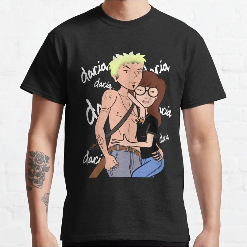 

Retro Sick sad world tv shows Gift t shirt 90s Nostalgia cartoon Graphic Clothes 0217 Large size Tops 100% cotton printed tee
