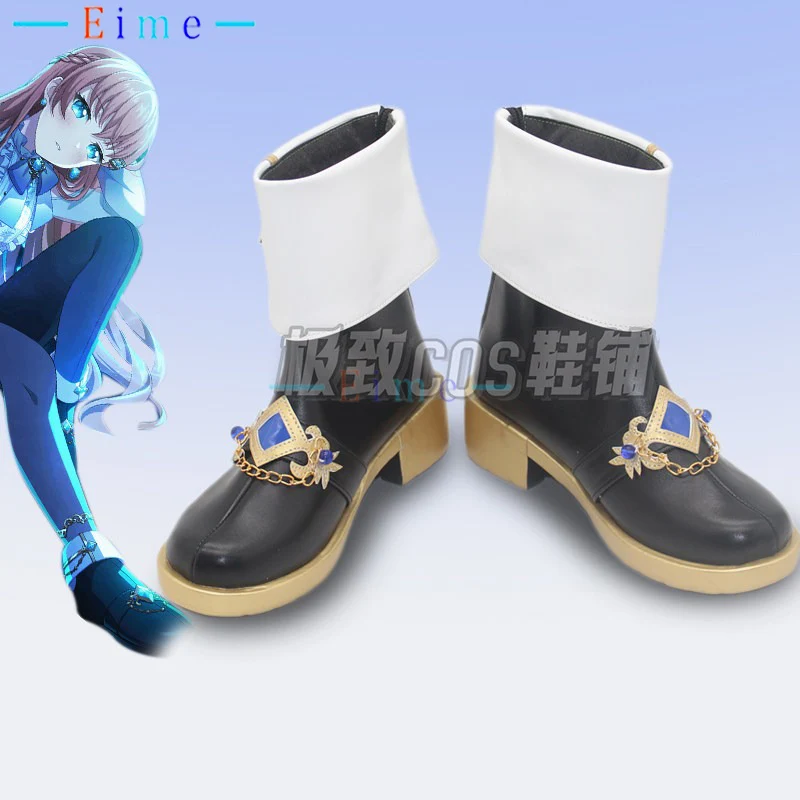 

Обувь для косплея BanG Dream Tamade Chiyu, карнавальные ботинки на Хэллоуин, реквизит для косплея аниме-команды RAS, обувь CHU², изготовленная на заказ