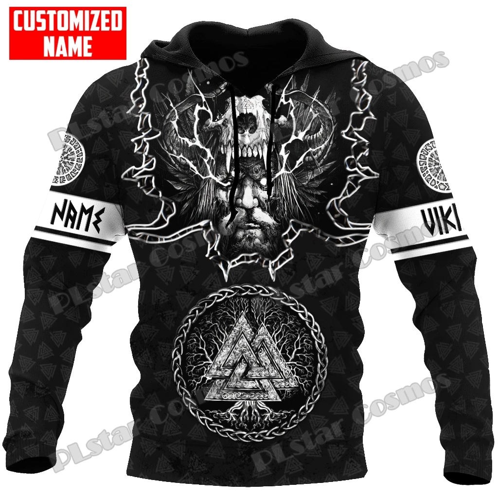 

Customize Name Yggdrasil Tattoo 3D Printed Fashion Men's Hoodie & Sweatshirt Autumn Streetwear Unisex Casual Zip Up Hoodies HW52