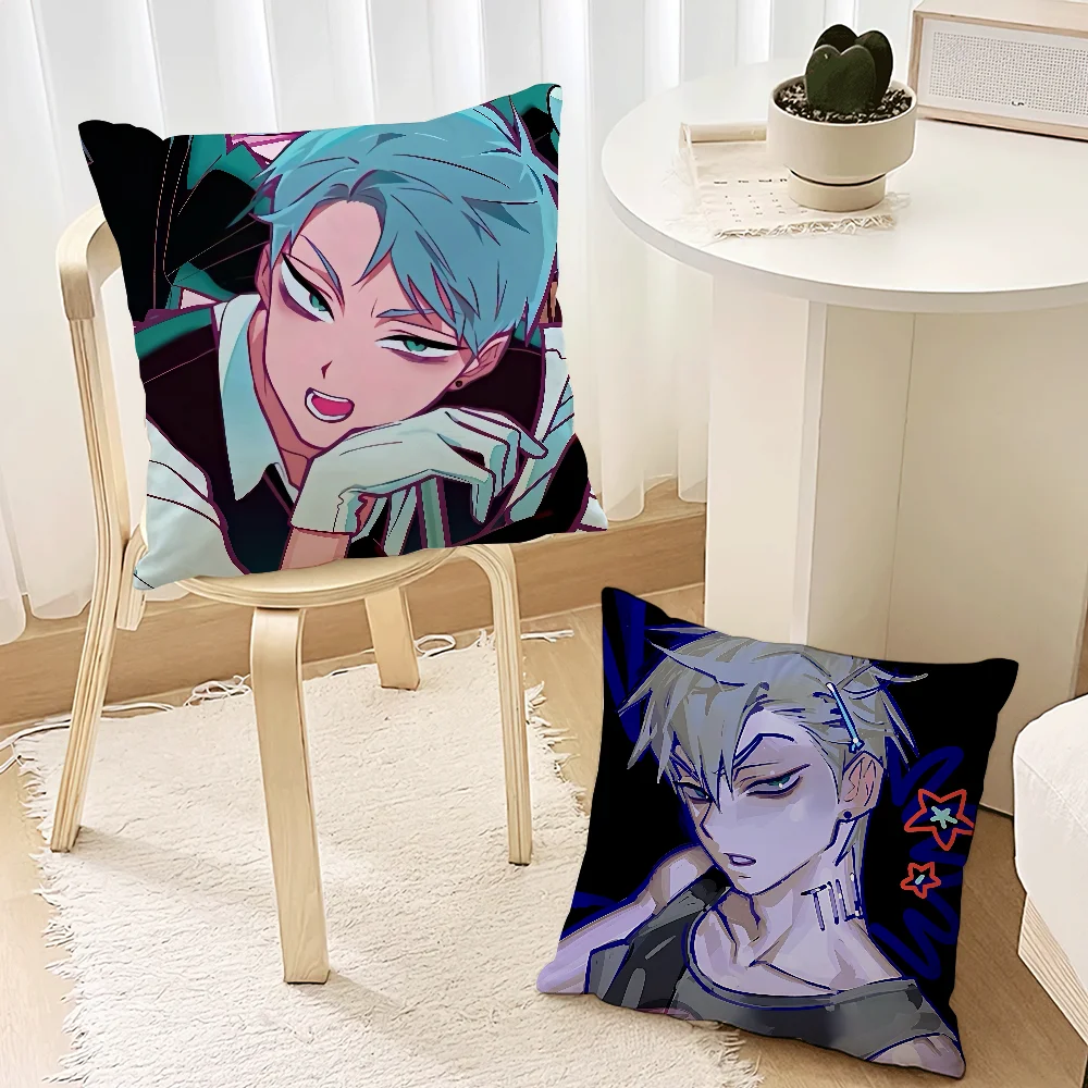 Alien Stage Till Anime Boy cushion cover For Bedroom Car Coffee Shop Room Soft and Living Room Sofa Decorative Pillow Cover Case