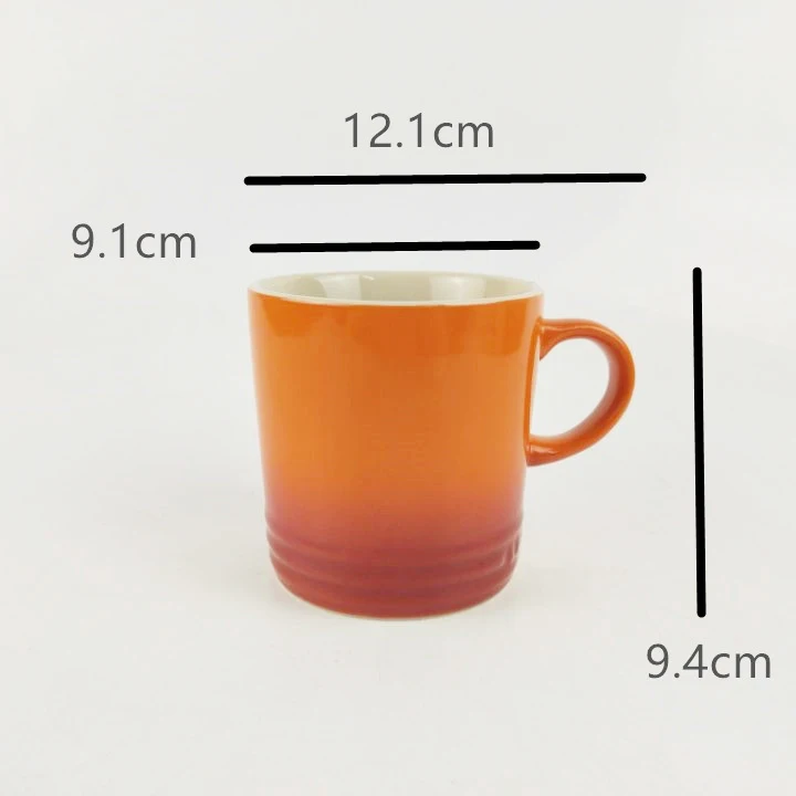 Ceramic Tea Mug For Hot Tea Cups Orange yellow kiln change glaze For Office And Home Horoscope Coffee Mugs Gifts