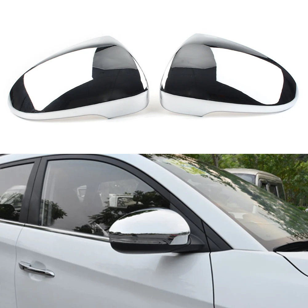 

Chromium Styling Car Door Side Rear View Mirror Trim Cover For Hyundai Tucson 2015 2016 2017 2018 2019 2020 1Pair