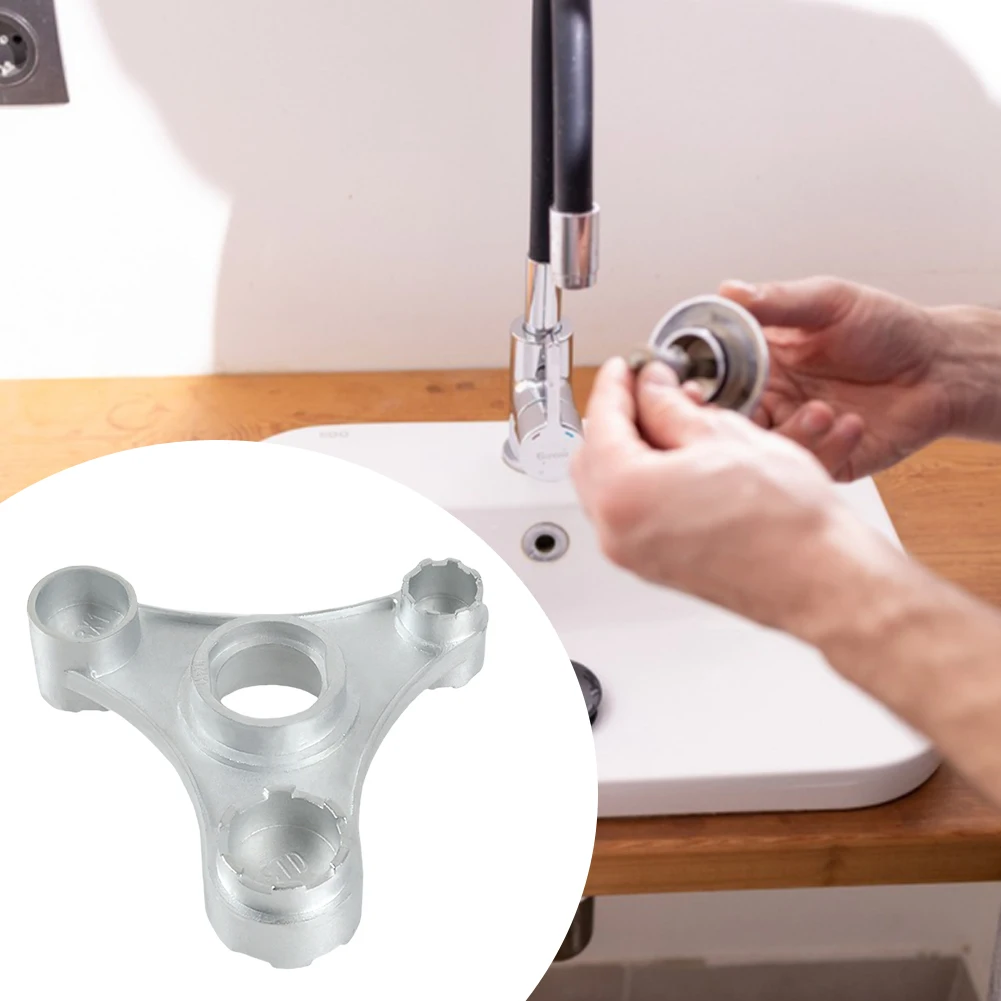 Narzędzie do wyjmowania perlatora kranowego Przenośny klucz do kranu Klucz do perlatora do ukrytych perlatorów gwintowanych