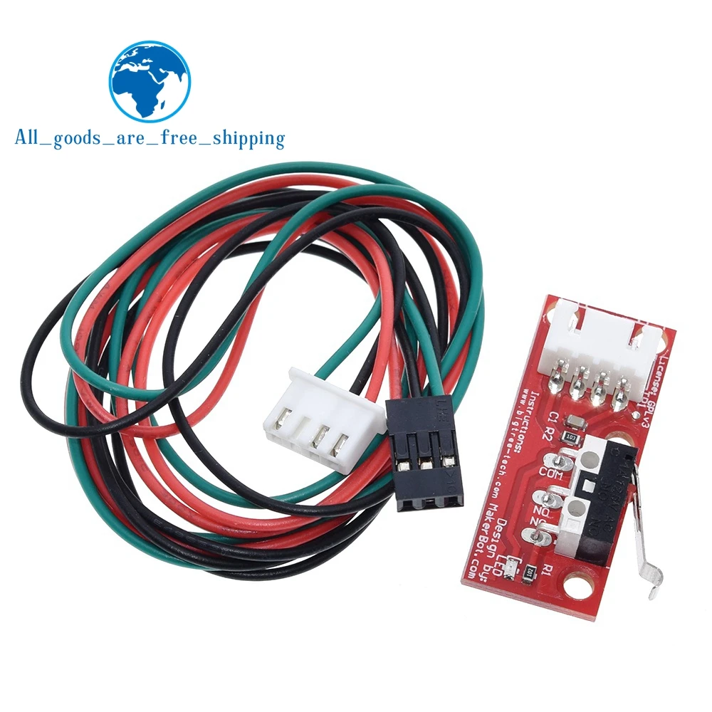 TZT Endstop Mechanical Limit Switches with 3 Pin 70cm Cable For RAMPS 1.4 Control Board Part Switch Accessories 3D Printers Part