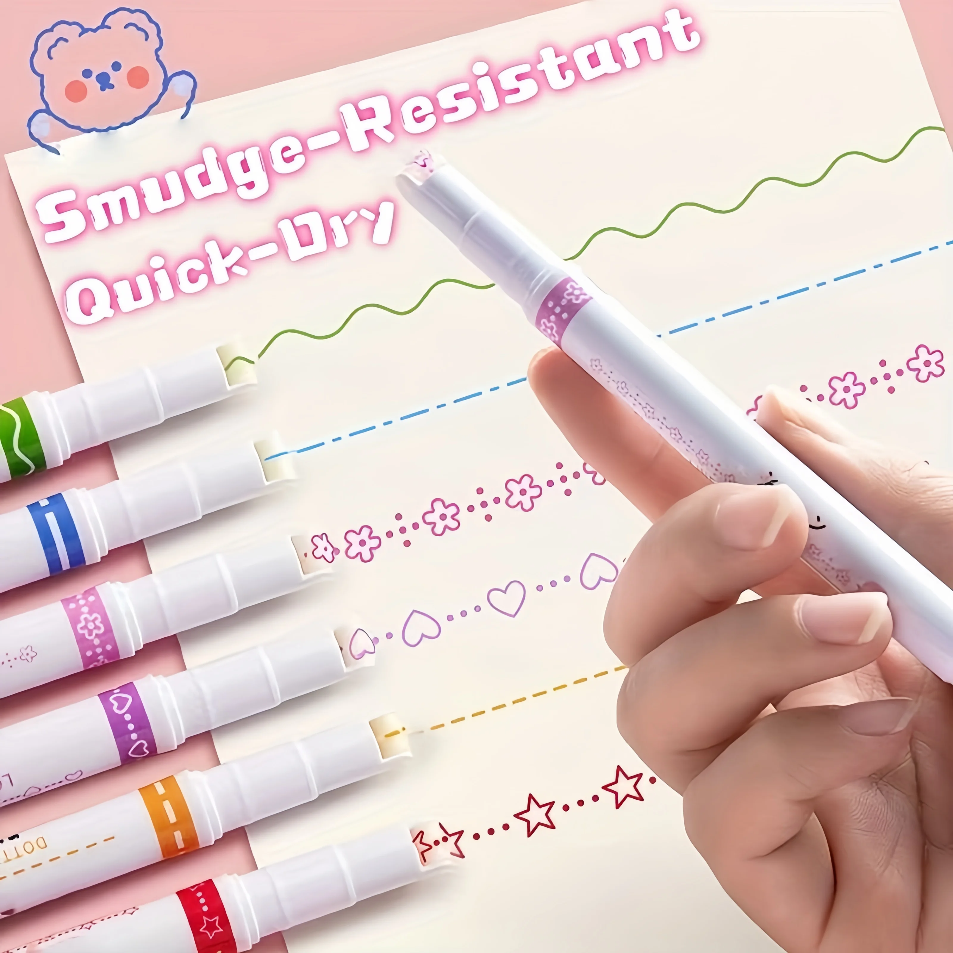 

Ручка с цветочным контуром, ручка для каллиграфии, ручка для скетчинга с изогнутым наконечником, ручка с роликовым наконечником, специальная ручка для рукописных отчетов