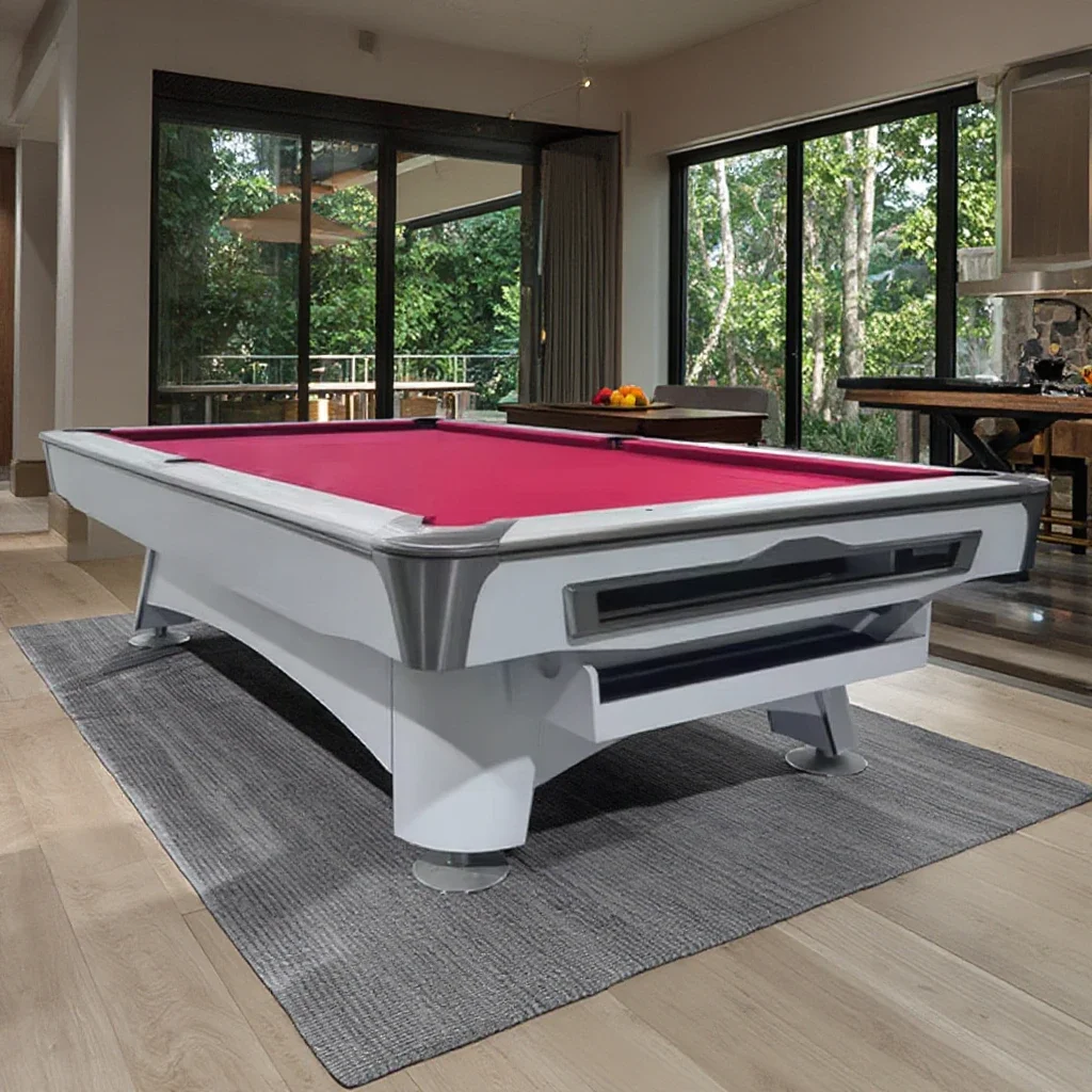 2026 Professional Felt Snooker & Billiard Tables New Automatic Ball Return System Stone Slate Natural Slate for Pool Club