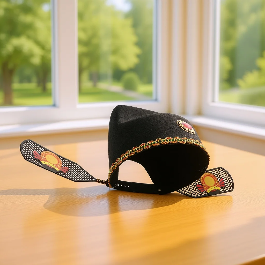 

Treasure Chinese Emperor Hat Unique Photo Props Thoughtful Present Decorative Chinese Emperor Cosplay Hat