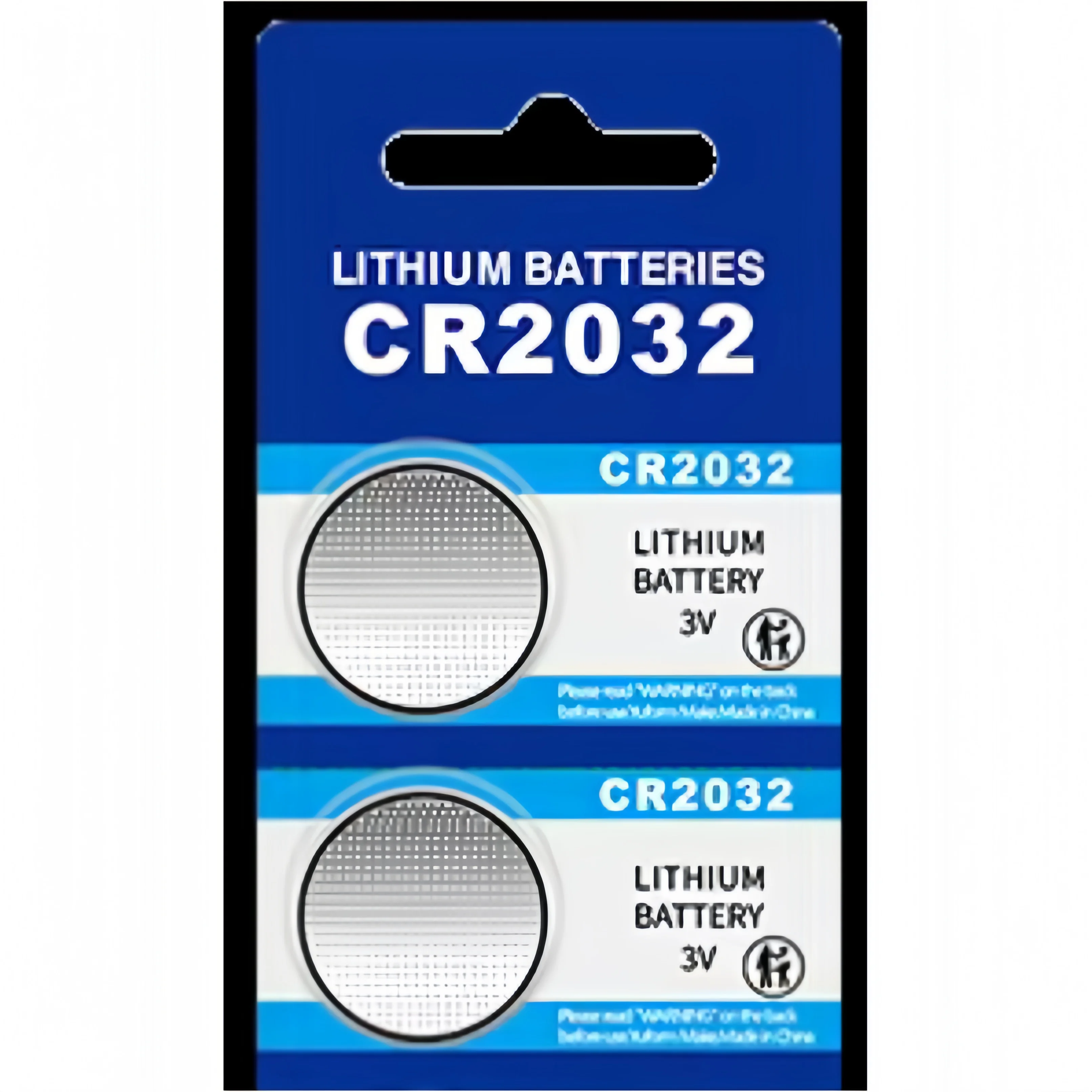 Pilhas de botão de lítio 3V (5 unidades) para relógio, brinquedo, calculadora, controle remoto de carro, tipo moeda 2032