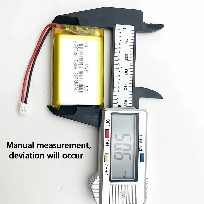 Batterie au lithium polymère pour navigateur GPS, haut-parleur Bluetooth MP5, appareil photo E-Ple, 103450 V, 3.7 mAh, 2000