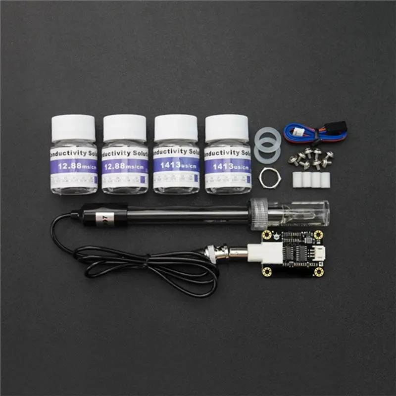 NEW HOT In Stock-Analog Conductivity Meter (K=1) Sensor Module For Liquid Water Quality Monitoring Hydroponics,Aquaculture Envir
