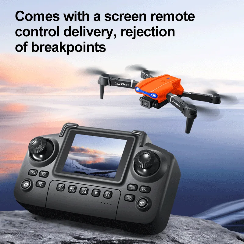 FACEGLE UAV E99 Nova RC Drone Mini Aircraft Foldable Drone Optical Flow Quadcopter Altitude Hold 360° Flip Beginners ideal Gifts view 4