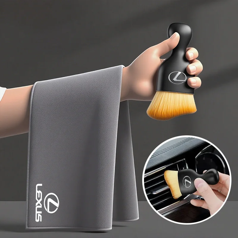 Serviette de voiture en microfibre, chiffon de nettoyage de voiture Super absorbant pour Lexus F SPORT ES RX NX LS UX LM LX GX LC RZ IS CT GS RC HS SC