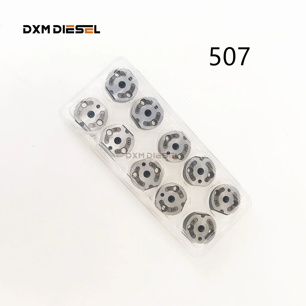 DXM 10 Pcs Fuel Injectors Control Valve Plate 507# for 23670-30400,G3S6/30190