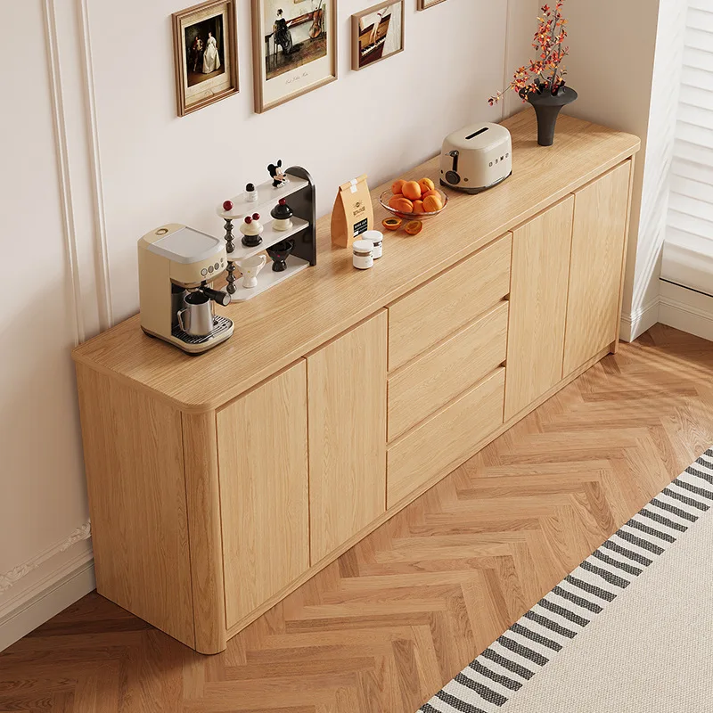 Free shipping solid wood sideboard, storage cabinet, living room storage cabinet, integrated kitchen cabinet, entry-level cabin