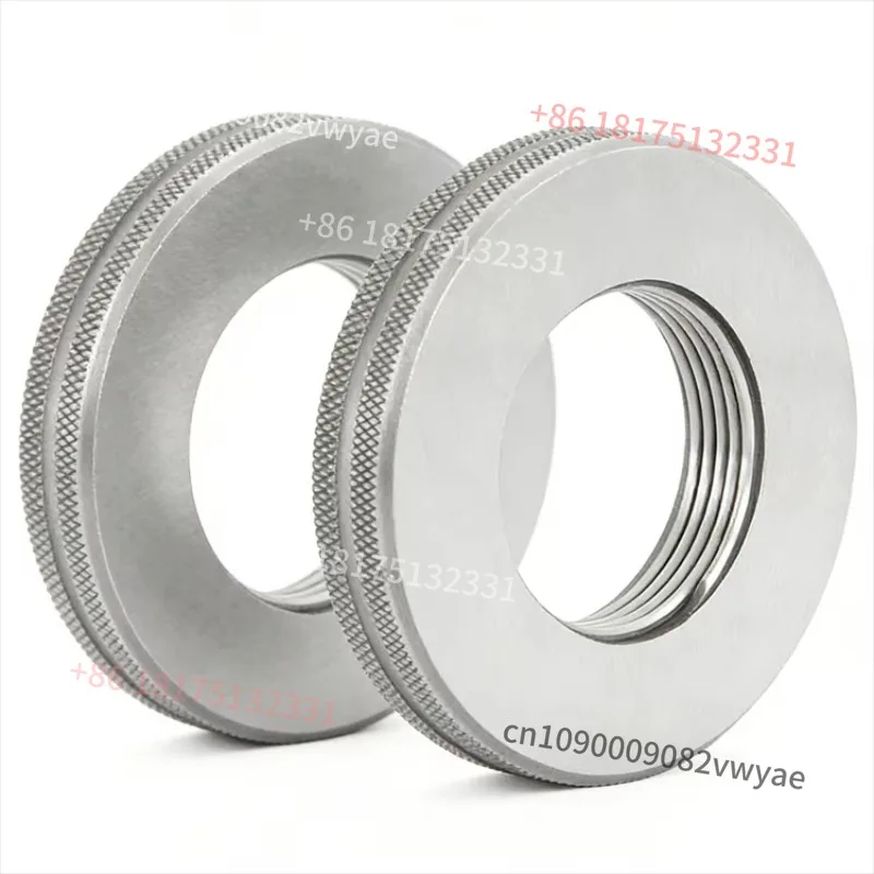 7H8H High Accuracy 0.001mm GCr15 Stainless Steel Thread Plug Gauge Double-Headed Inspection Tool for Inner/Outer