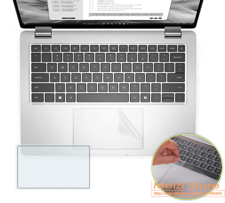 

Matte Touch Pad Touchpad Protective film Sticker Protector For Dell Pro 14 Plus 2-in-1 PB14250 2025 / Dell Pro 14 PC14250 2025