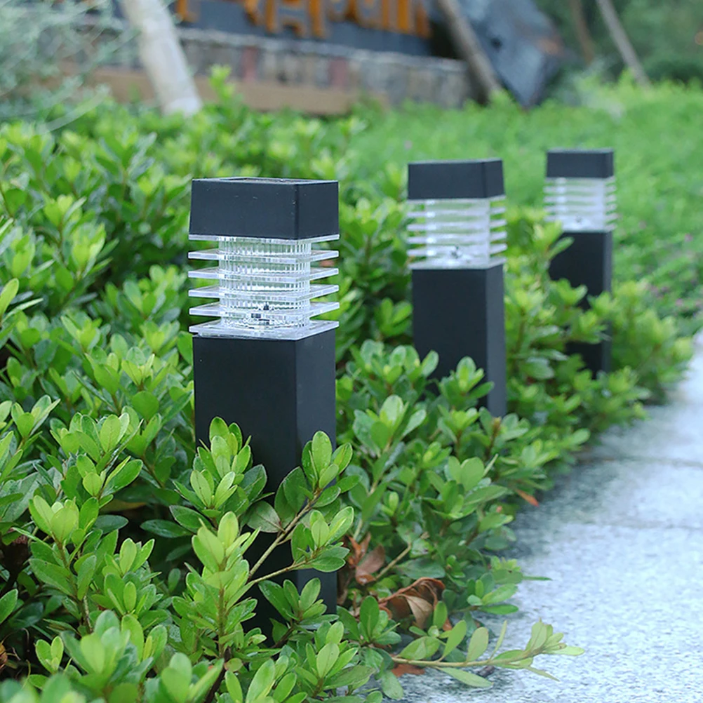 

3pcs Solar Stake Lights Warm Tone Pathway In-ground Outdoor Outdoor Lights Decoration Decor Landscape Yard Lighting Solution