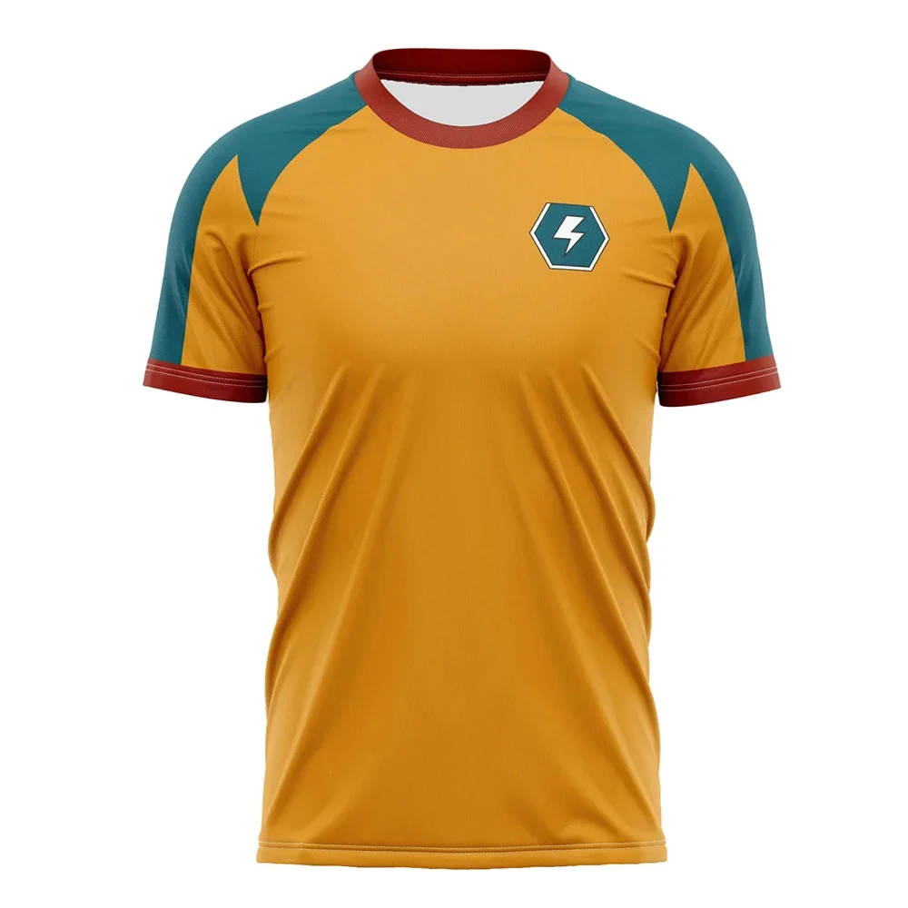 Men Women Clothing Inazuma Eleven Football Tee Jersey Summer Loose Unisex Streetwear Design Graphic Print Merch Short Sleeve Top