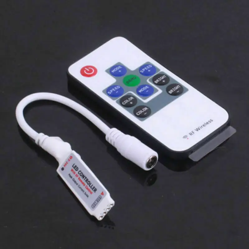 LED Strip Light Mini 3/11/17/24/40/44 Key IR Remote Wireless Controller Wifi LED RGB Controler DC12V MIni Wif For 3528 5050 RGB