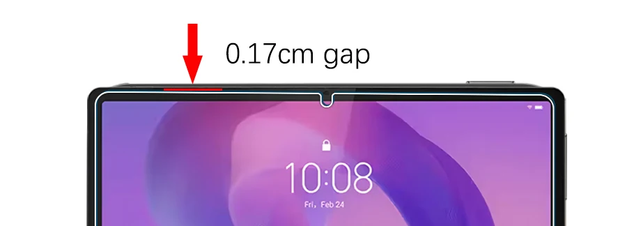 2 Stück Displayschutzfolie aus gehärtetem Glas für Lenovo Idea Tab Plus Pro 12,7 11 12,1 Zoll 9H Film – Detail 11