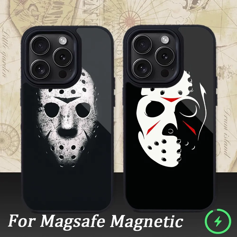 

Game F-Friday The 13th Phone Case For iPhone 15 14 13 12 11 Pro Max Plus Magnetic for Macsafe Cases Cover
