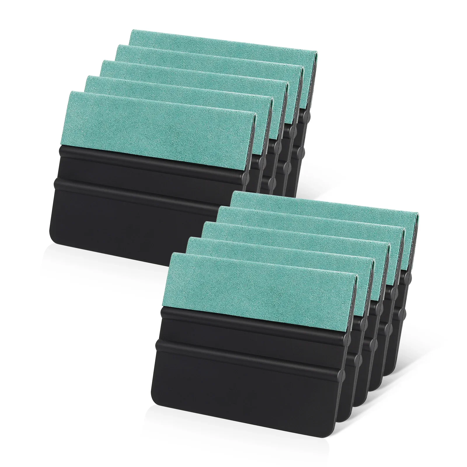 

10PCS ​Windows Tint Vinyl Film Scrapers Cleaning Scraper Car Film Installation Tools Car Scraper With Felt Squeegee Tool