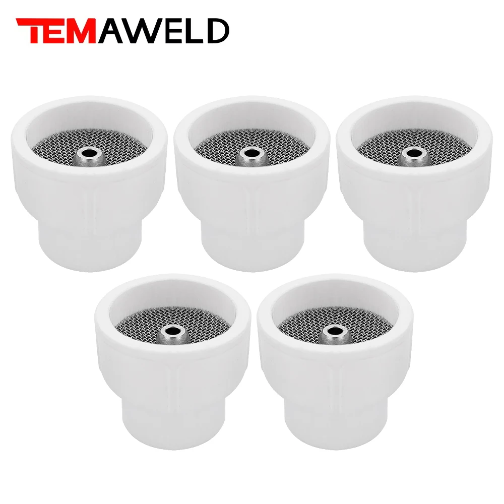Professional 3Pcs 16# White Ceramic Nozzle Alumina Cup For WP9/20/17/18/26 Tig Welding Torch #16Ceramic White TIG Welding Cup