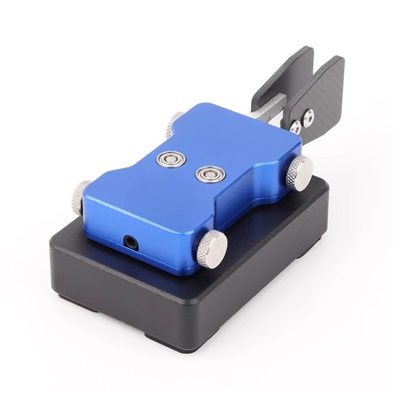 Double paddle automatic key CW Morse code, shortwave radio transmitter key 3.5mm audio plug