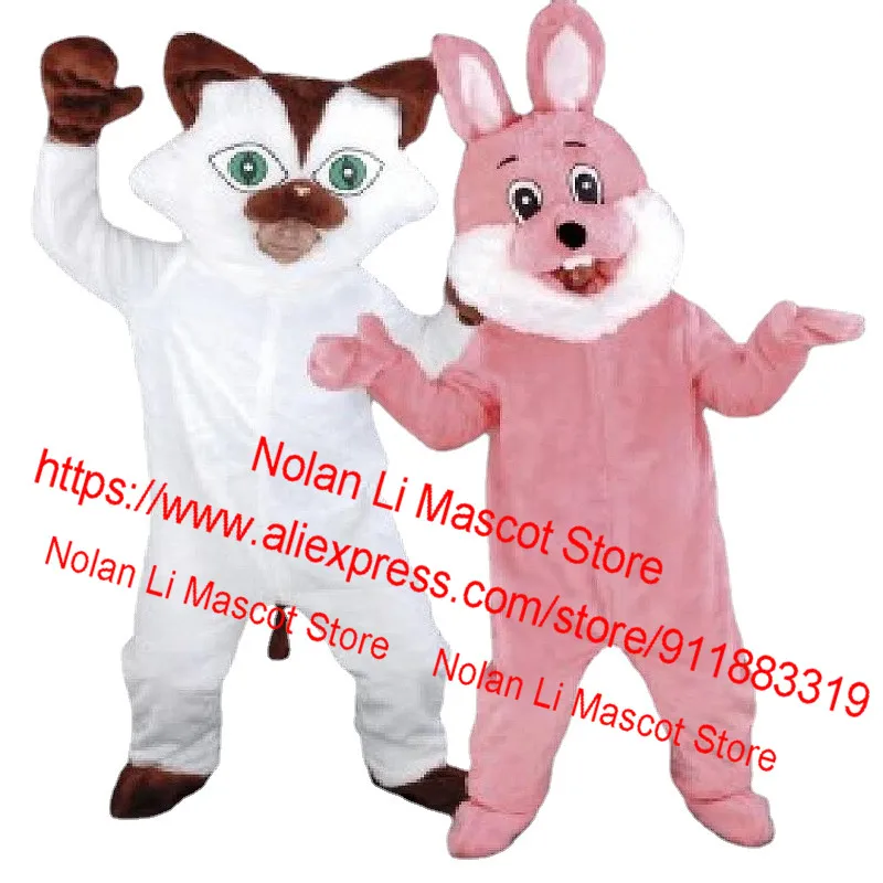 High Quality EVA Material Helmet Cat and Rabbit Mascot Costume Unisex Cartoon Suit Cosplay Custom Adult Size 159