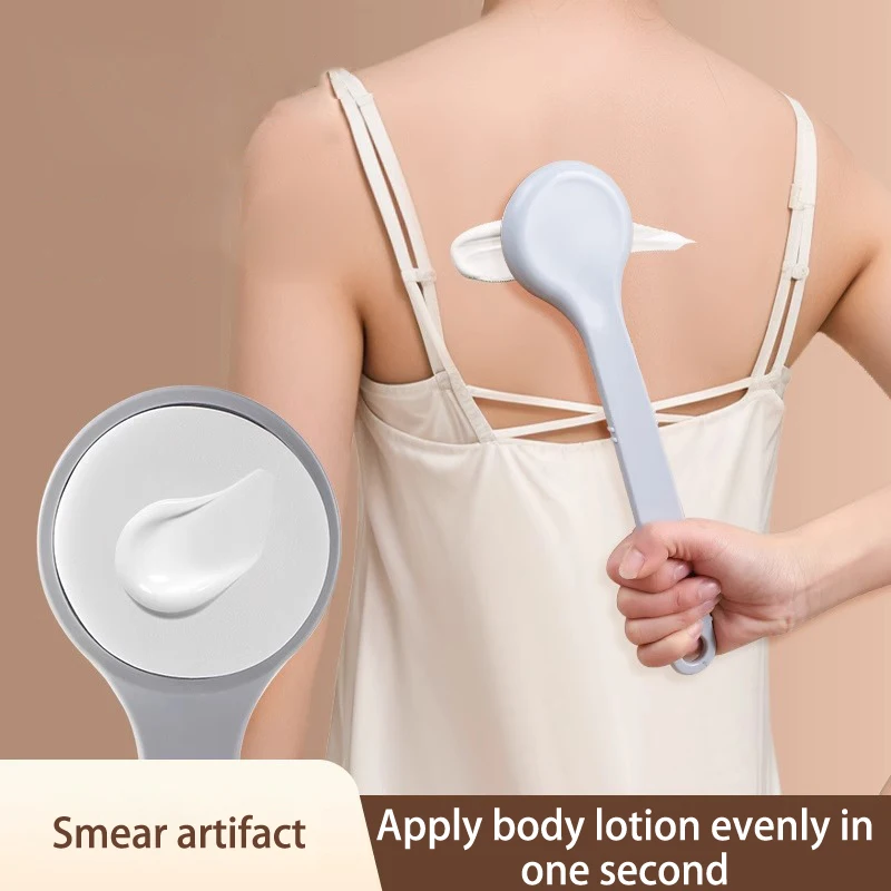 Multi-Function Back Sunscreen Applicator Long Handle Body Cleaner Shower Brush Lotion Ointment Applicator