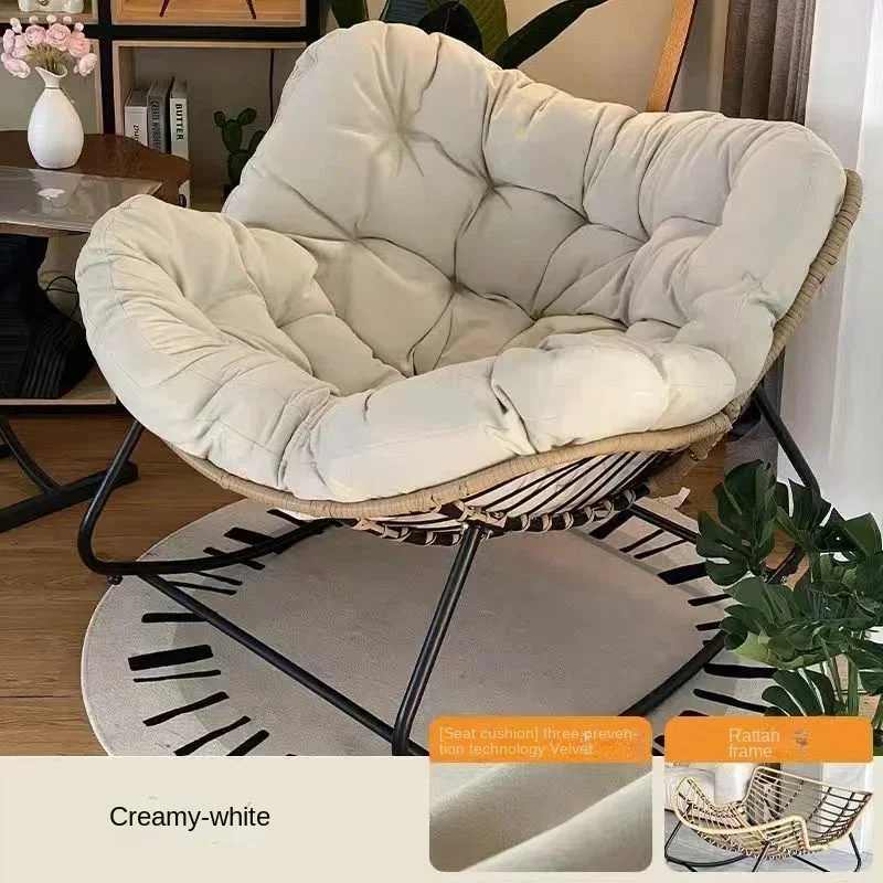 Leisure Sofa Home Balcony Single Lazy Sofa  Human Bird Nest Rattan Weaving Rocking Chair Rocking Chair Rattan Chair Can Sleep