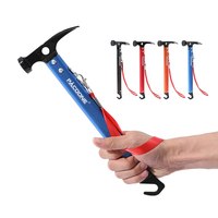 Outdoor Survival Tool Camping Multifunctional Hammer Pocket Multi Tools Aluminum Alloy Hook Life-saving Hammer New