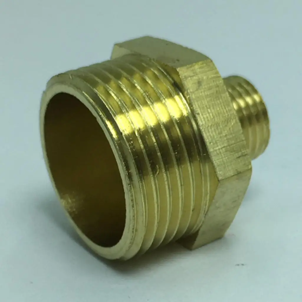 

Латунный фитинг с резьбой и наружной резьбой, сантехнический соединитель, два размера