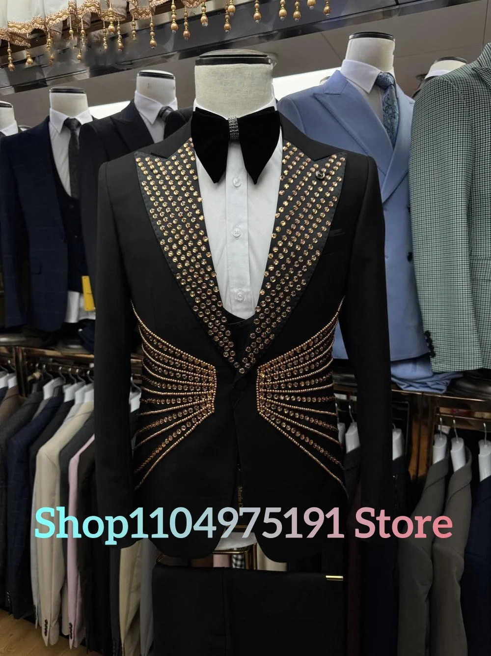 2025 New Men Suit Sets Luxury Evening Dress Performance outfit men's tailcoat Men's Stage Costume Special Occasion Gowns