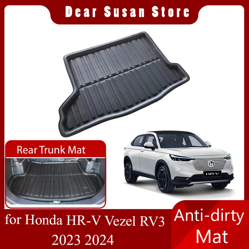 3D Rubber TPE All Season Rear Trunk Mat Cargo Anti-Slip Liner Fit for 2023-2024 Honda HR-V HRV 3D Rubber TPE All Season Rear Trunk Mat Cargo Anti-Slip Liner Fit for 2023-2024 Honda HR-V HRV