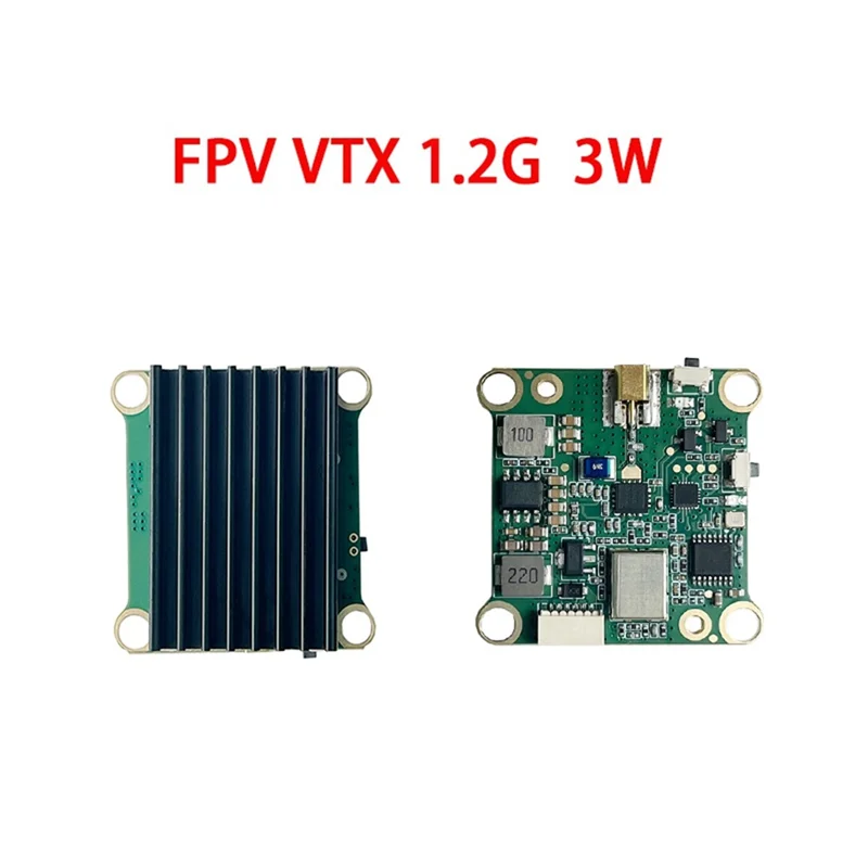 B49C 1.2G 1.3G VTX 3W 3000Mw 9 Channels For FPV Audio Video Transmitter With Built-In Antenna For FPV RC Racing Drone(PAL/NTSC)