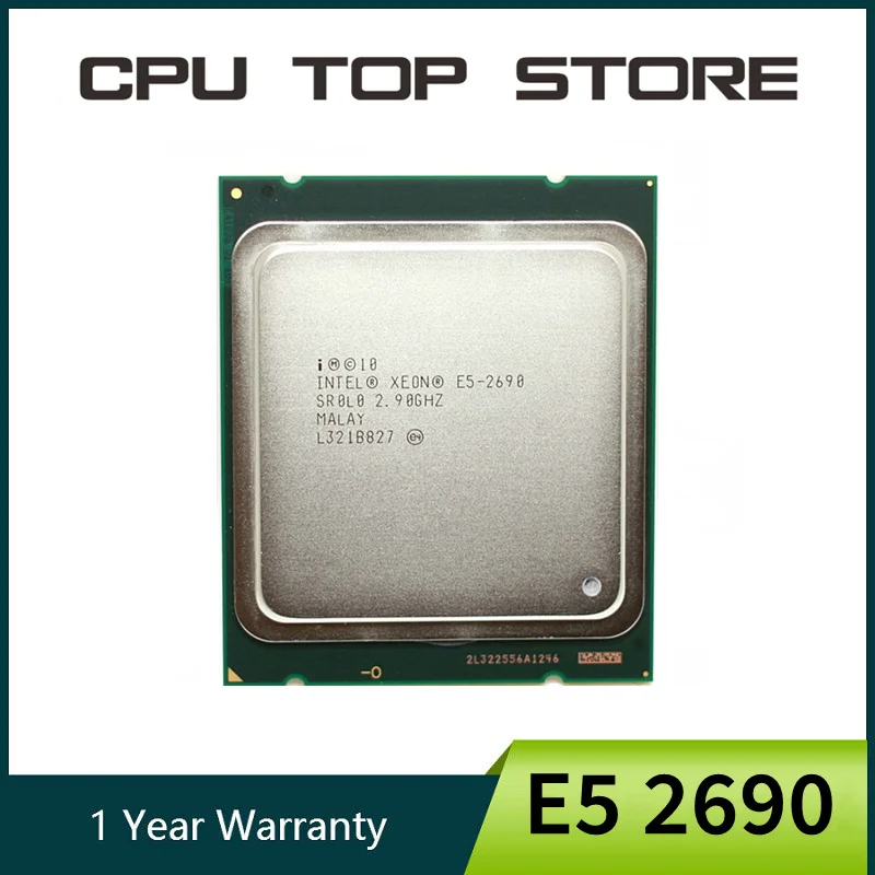 Intel Xeon E5 2690 Processor 2.9GHz 20M Cache LGA 2011 SROLO C2 server CPU