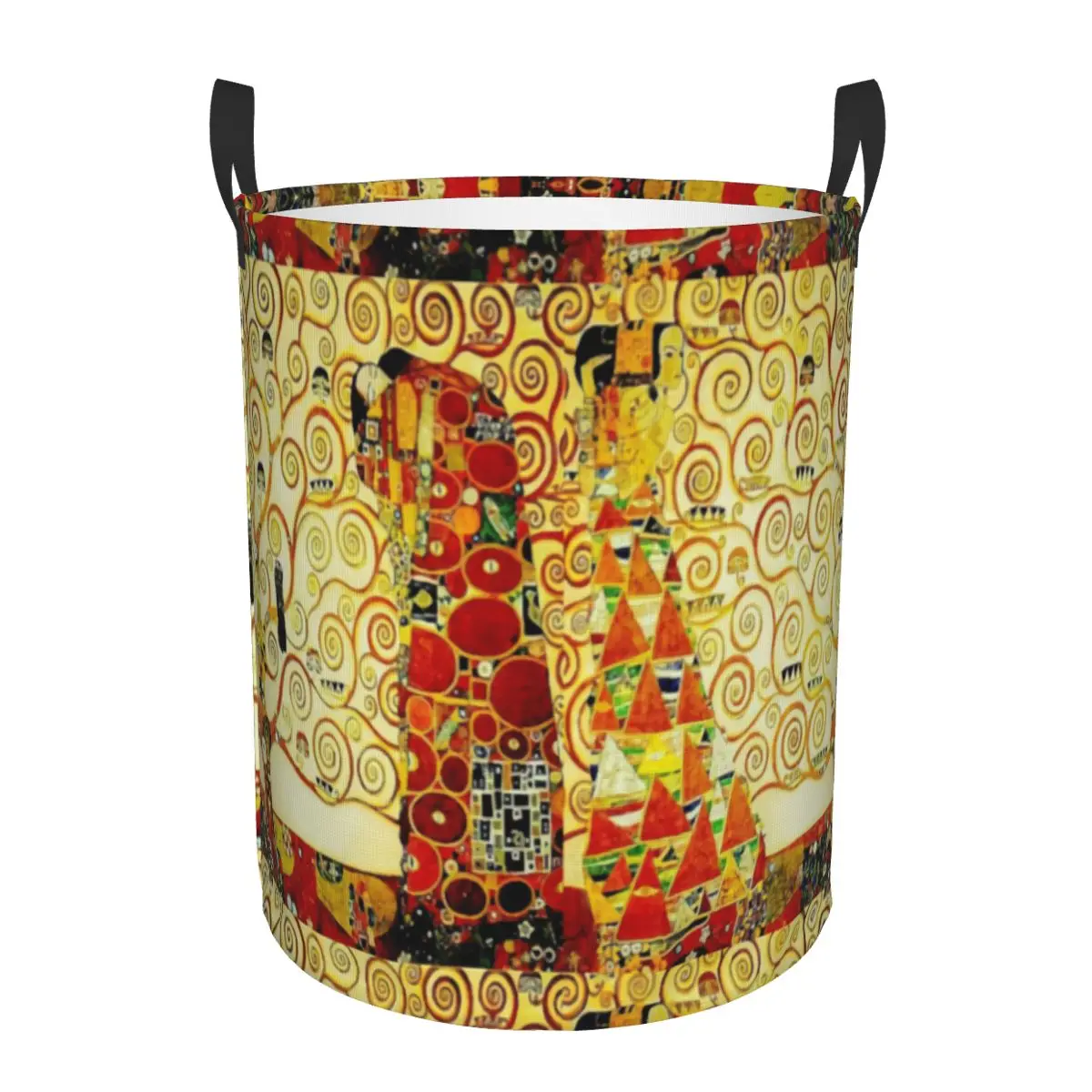 The Tree Of Life By Gustav Klimt Laundry Basket Collapsible Painting Art Clothes Hamper for Baby Kids Toys Storage Bag