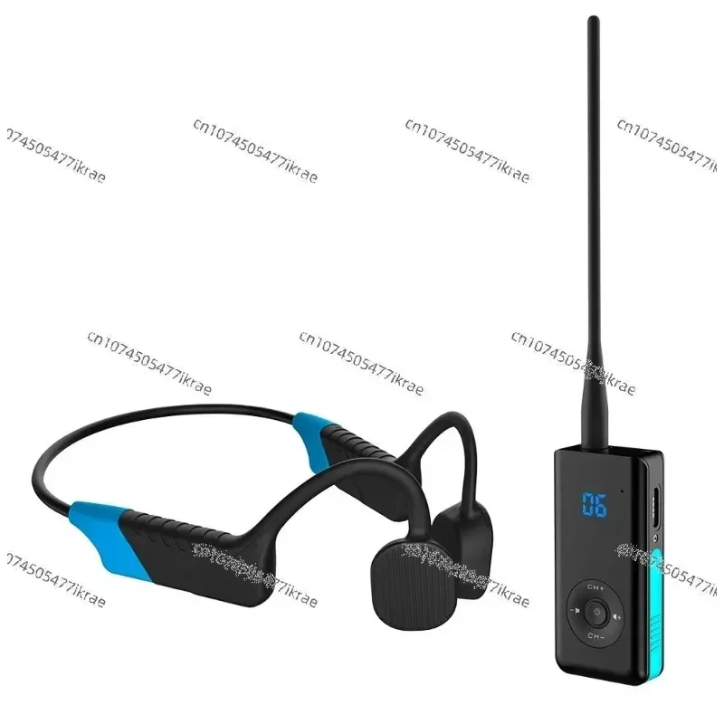 underwater swim coach walkie talkie communication ear phone swimming equipment training waterproof wireless headset headphone