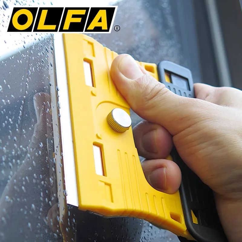 OLFA GSR-1 practical portable glass scraper stainless steel blade to remove adhesive on the surface of 3B glass tiles