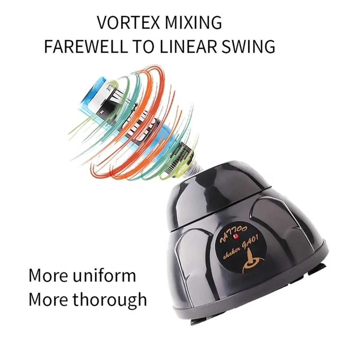 Mini misturador de salão de beleza, tinta de pigmento de tatuagem vórtice, agitador elétrico, esmalte líquido para tintas, esmalte de unha, plugue ue hy