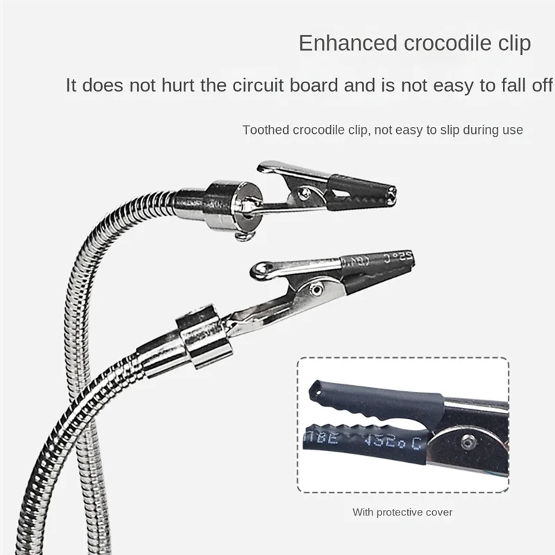 

A26F-металлический вспомогательный зажим для пайки с зажимом типа «крокодил», лупа для печатной платы, ремонт сварных швов, паяльная станция, третий ручной инструмент