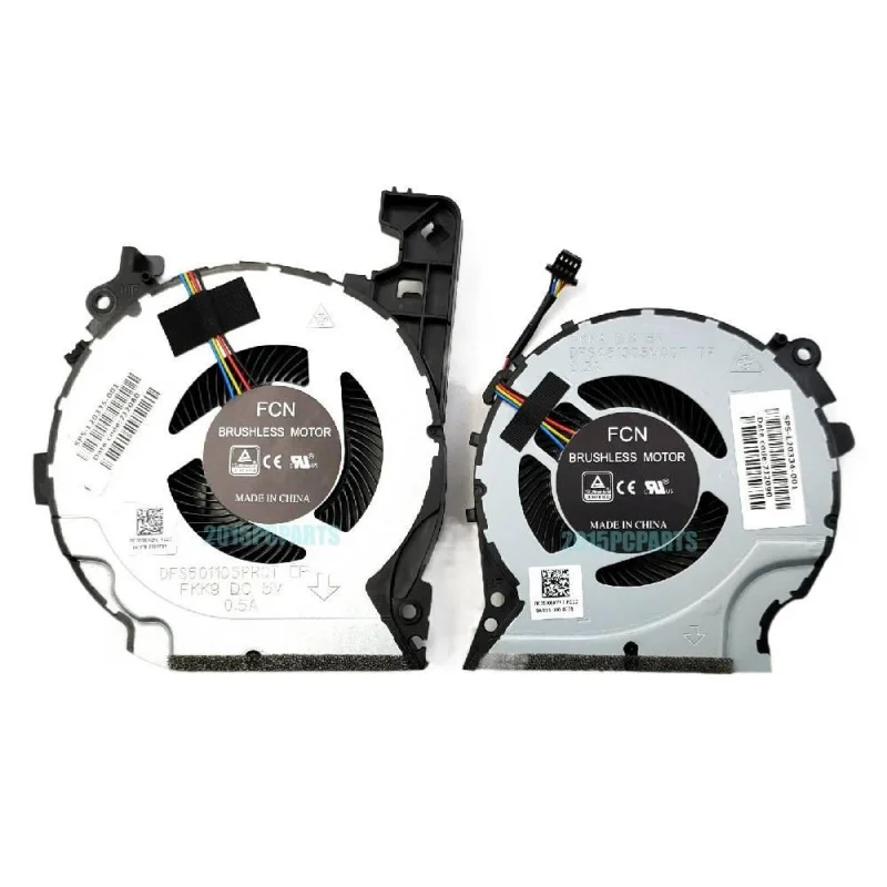 New For HP Pavilion Gaming 15-CX CPU+GPU Fan Pair L20334-001 L20335-001 5V 4-Pin